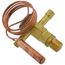 CV Series 3/8" x 1/2" x 1/4" Solder R-410A Thermal Expansion Valve w/ Check Valve, 60" Capillary (5 Ton)