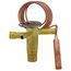 CV Series 3/8" x 1/2" x 1/4" Solder R-22 Thermal Expansion Valve w/ Check Valve, 60" Capillary (6 Ton)