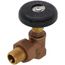 1/2" (FIP x Male Union) Hot Water Angle Radiator Valve