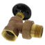 1" (FIP x Male Union) Hot Water Angle Radiator Valve