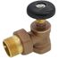 1-1/4" (FIP x Male Union) Hot Water Angle Radiator Valve