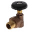 3/4" (Sweat x Male Union) Hot Water Angle Radiator Valve