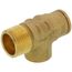 3/4" x 1/2" Brass Relief Valve, Non-Adjustable, 100 PSI (Lead Free)