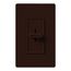Skylark Slide-To-Off Dimmer, 1000W, Incandescent/Halogen Only, Single-Pole, 120V, Brown