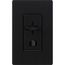 Skylark Preset Dimmer w/ On/Off Switch, 1000W, Incand./Halogen Only, 1-Pole/3-Way, 120V, Black