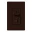 Skylark Preset Dimmer w/ On/Off Switch, 1000W, Incand./Halogen Only, Single-Pole, 120V, Brown