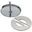 1-5/8" Lift and Turn Bath Drain, Mounting Plate & Screw (Polished Chrome)