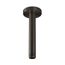 6" Ceiling Mount  Rain Shower Arm And Flange (Matte Black)