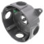 4-1/8" Dia., 3/4" Hub, 5 Outlets Round Outlet Box w/ Mounting Lugs (Silver)