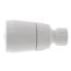 2" White Shower Head w/ Plastic Ball, 2.5 GPM