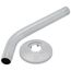 8" Chrome Plated Shower Arm & Stainless Steel Flange
