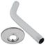 8" Chrome Plated Shower Arm & Stainless Steel Flange