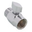 Chrome-Brass Water Volume Control (1/2" x 1/2")