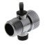 Chrome-Plastic Water Volume Control (1/2" x 1/2")