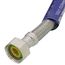 30" Flexible Braided Stainless Steel Hose Faucet Connector, 3/8" x 1/2" OD x FIP