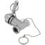 Self-Closing Shower Valve w/ 7" Pull Chain (Chrome)