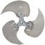 24" dia 34 deg 1/2" CW 3 Blade Fan, S1-026-42524-000