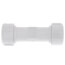 3/4" PVC Sch. 40 Compression Coupling (PVC White - Buna-N Gasket)