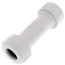 3/4" PVC Sch. 40 Compression Coupling (PVC White - Buna-N Gasket)