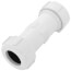 1" PVC Sch. 40 Compression Coupling (PVC White - Buna-N Gasket)