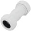 1-1/4" PVC Sch. 40 Compression Coupling (PVC White - Buna-N Gasket)