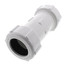 1-1/2" PVC Sch. 40 Compression Coupling (PVC White - Buna-N Gasket)