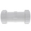 2" PVC Sch. 40 Compression Coupling (PVC White - Buna-N Gasket)