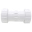 2-1/2" PVC Sch. 40 Compression Coupling (PVC White - Buna-N Gasket)