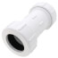 2-1/2" PVC Sch. 40 Compression Coupling (PVC White - Buna-N Gasket)