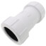 4" PVC Sch. 40 Compression Coupling (PVC White - Buna-N Gasket)