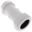 6" PVC Sch. 40 Compression Coupling (PVC White - Buna-N Gasket)