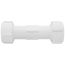 1/2" PVC GripLoc Compression Coupling w/ EPDM (White)
