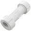 3/4" PVC GripLoc Compression Coupling w/ EPDM (White)