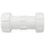 1-1/4" PVC GripLoc Compression Coupling w/ EPDM (White)