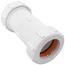 2" PVC GripLoc Compression Coupling w/ EPDM (White)