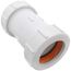 3" PVC GripLoc Compression Coupling w/ EPDM (White)