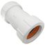 4" PVC GripLoc Compression Coupling w/ EPDM (White)