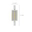 6 Watt LED Bulb - J-Type T3 78mm - 120 Volt - R7S Base - 3000K - Double Ended - 200 Degree Beam Angle (6 Pack)