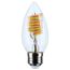 4W, B11 LED, 2700K-5000K RGB/Tunable White, Starfish IOT, Clear, Medium Base, 120V (24 Pack)