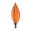 4 Watt CA11 LED Bulb - Satin Spun Amber - Candelabra base - 2100K - 120 Volt (6 Pack)