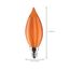 4 Watt CA11 LED Bulb - Satin Spun Amber - Candelabra base - 2100K - 120 Volt (6 Pack)