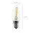 0.7 Watt LED Bulb - C7 - Clear - 2700K - Candelabra base - 120 Volt (16 Pack)
