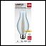 7W H19 LED, 3000K CCT, Medium Base, Satin Spun Finish, 120V (6 Pack)