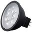 4.5 Watt MR16 LED Bulb - Black Finish - 5000K - GU5.3 Base - 360 Lumens - 12 Volt (4 Pack)
