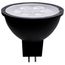 4.5 Watt MR16 LED Bulb - Black Finish - 5000K - GU5.3 Base - 360 Lumens - 12 Volt (4 Pack)