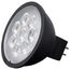 6.5 Watt MR16 LED Bulb - Black Finish - 5000K - GU5.3 Base - 500 Lumens - 12 Volt (4 Pack)