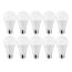 12 Watt A19 LED Bulb - 5000K - 75 Watt Replacement - Medium base - 220 deg. Beam Angle (10 Pack)