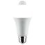 12 Watt A19 LED Bulb - White - 3000K - 1050 Lumens - 120 Volt - PIR Sensor - Non-Dimmable (3 Pack)
