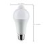 12 Watt A19 LED Bulb - White - 3000K - 1050 Lumens - 120 Volt - PIR Sensor - Non-Dimmable (3 Pack)