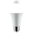 12 Watt A19 LED Bulb - White - 5000K - 1050 Lumens - 120 Volt - PIR Sensor - Non-Dimmable (3 Pack)